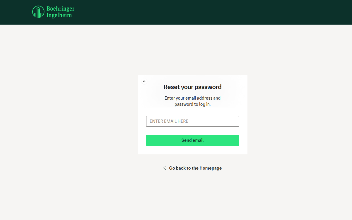 reset pw email address